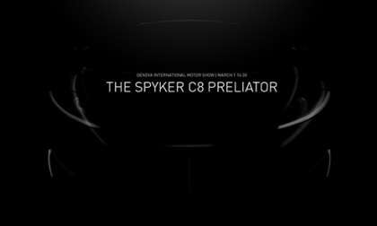 Spyker C8 Preliator, Spyker, C8 Preliator, Teaser