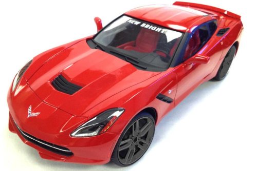 red corvette toy car