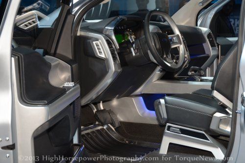 The Interior Of The Ford Atlas Concept Truck Page 4