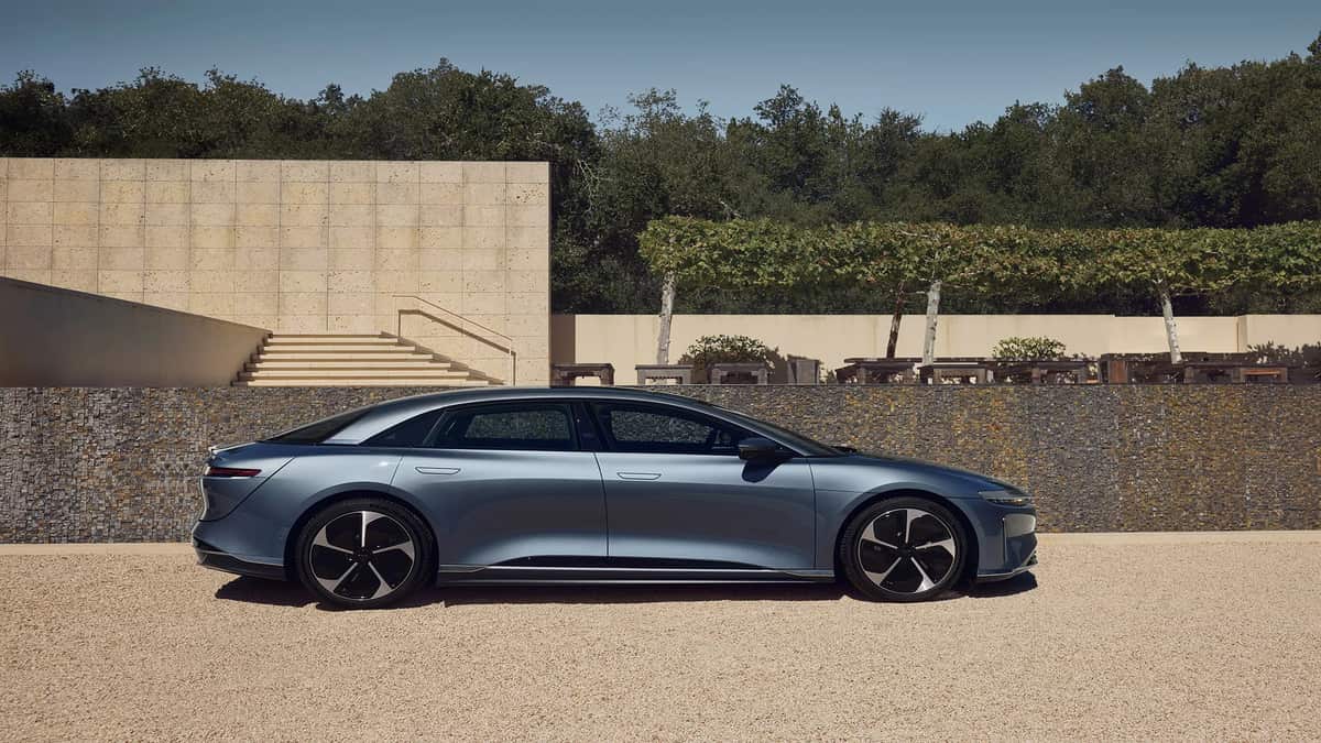 Lucid Air Pure Side Profile