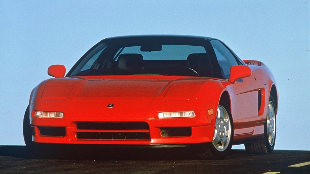 1992 Honda NSX in red