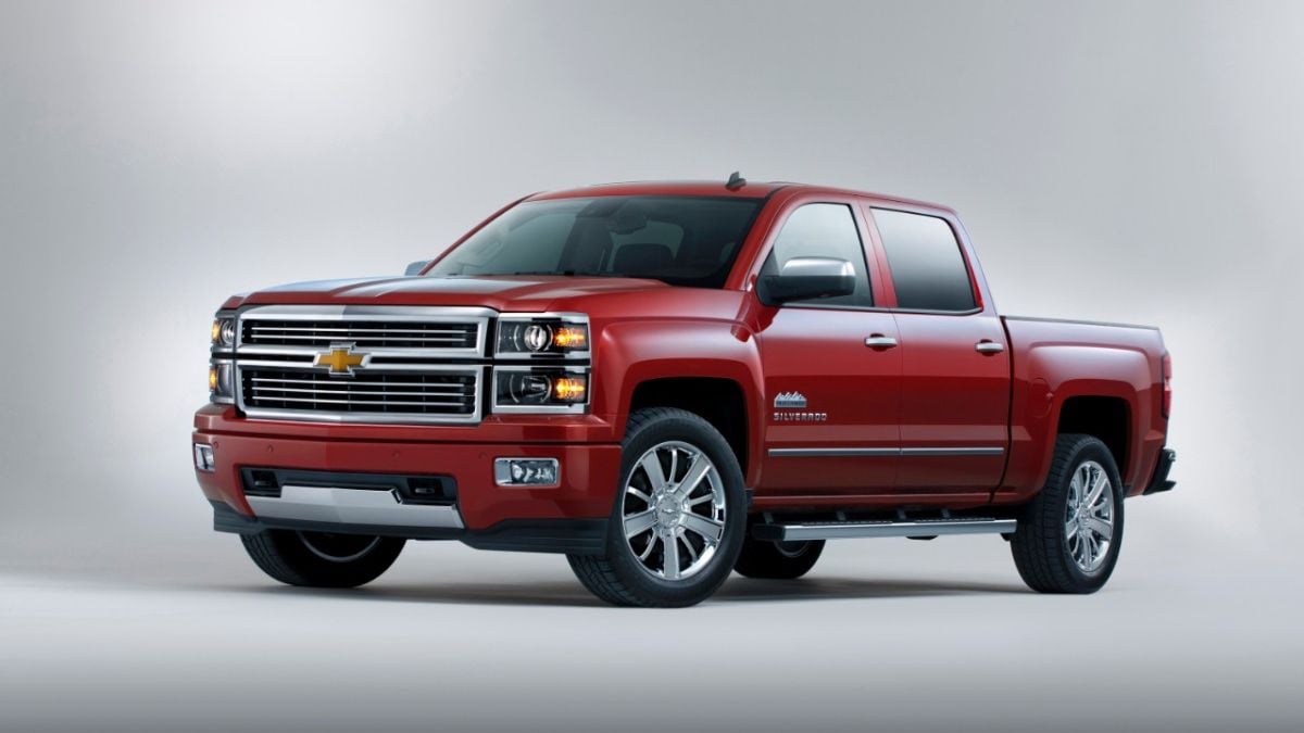 2014 Chevy Silverado truck from a Chevrolet press images