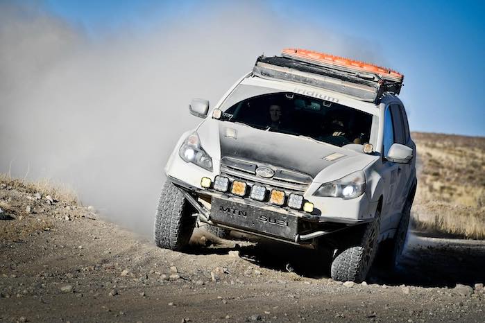 2014 Subaru Outback in the desert