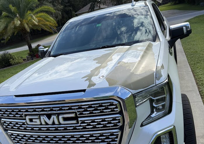 Kevin's 2020 GMC Sierra Denali with peeking paint