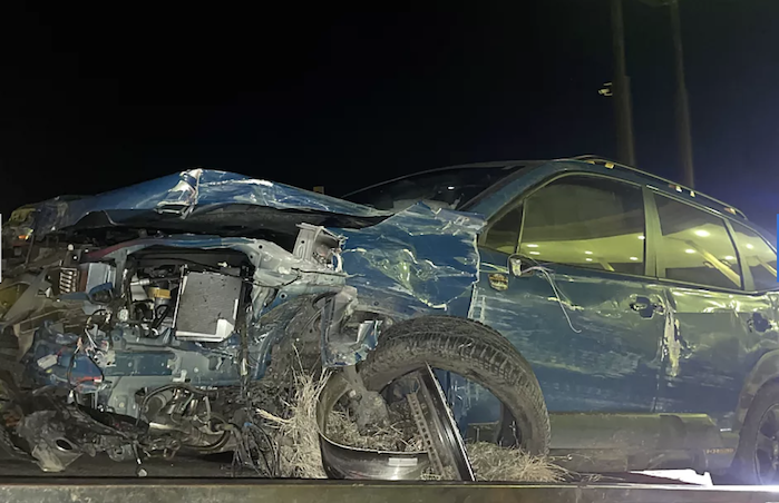 2022 Subaru Forester after the crash