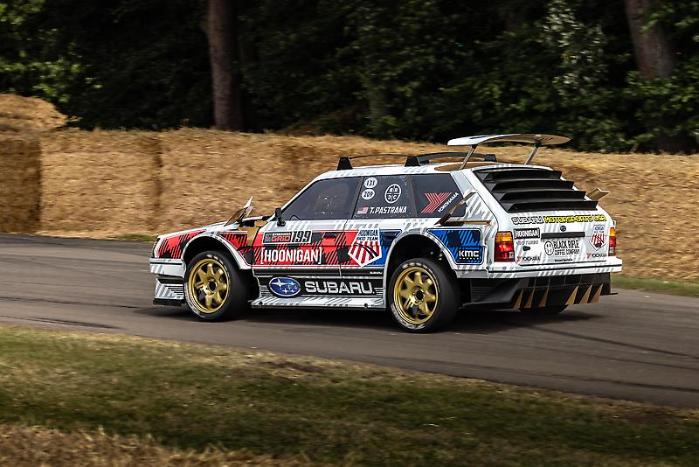 Subaru and Travis Pastrana at Goodwood