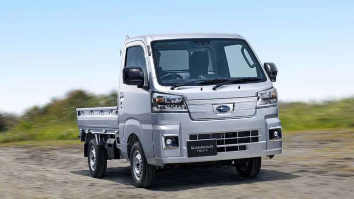 2023 Subaru Sambar pickup is sold in Japan