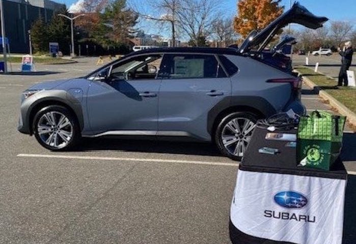 2023 Subaru Solterra sitting on display