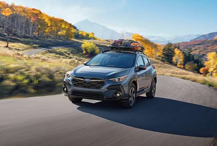 2023 Subaru Crosstrek on a road trip