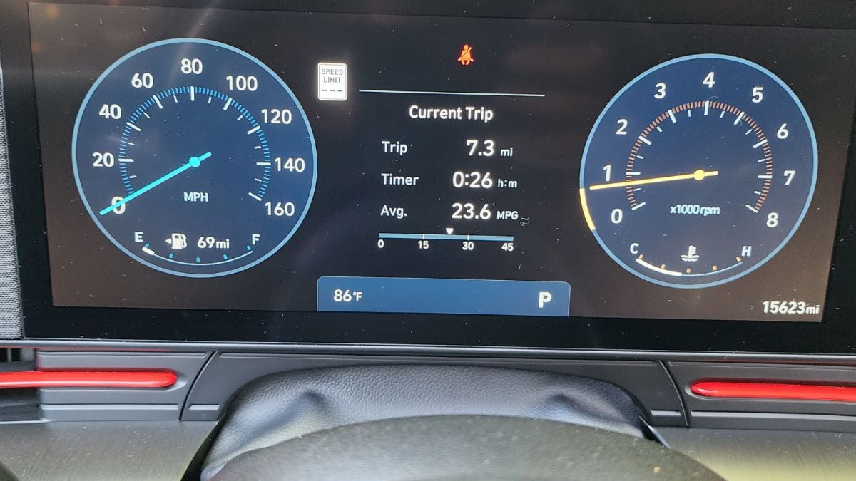 2024 Hyundai Kona N Line real world mileage