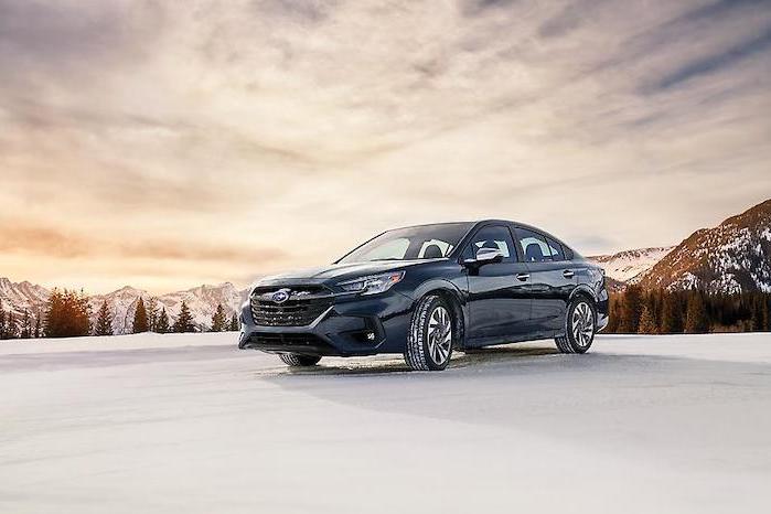 2024 Subaru Legacy in the snow