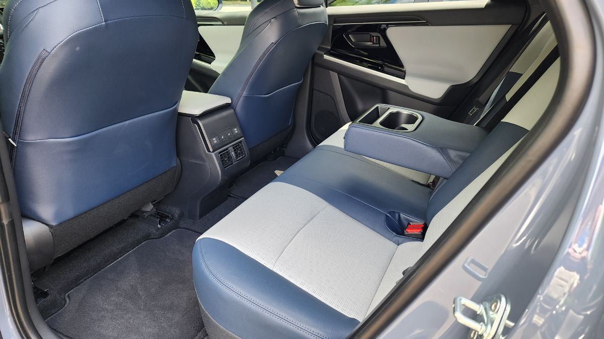 2024 Subaru Solterra rear seat