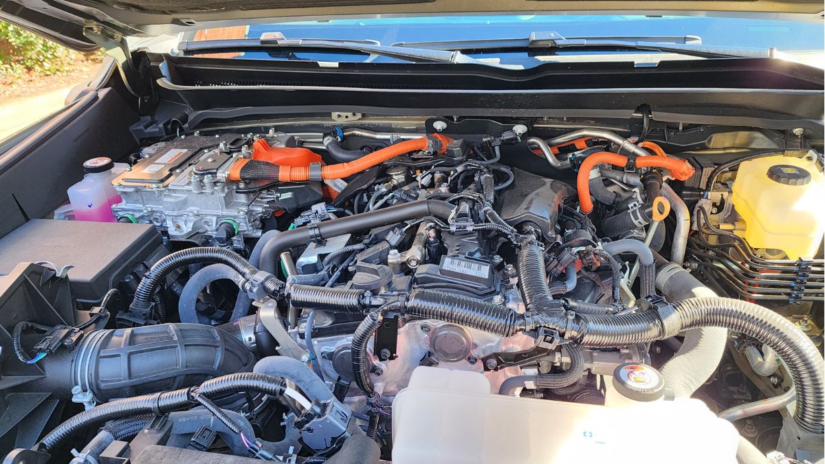 2024 Toyota Tacoma Trailhunter's engine