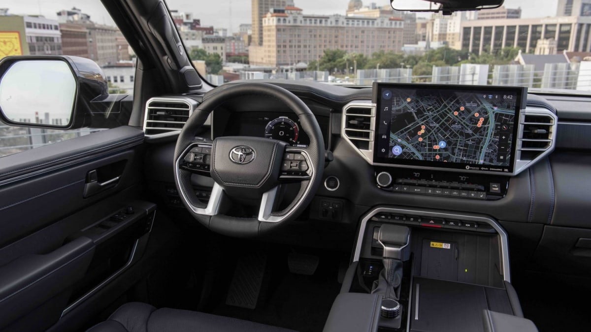2024 Toyota Tundra 14-inch infotainment touchscreen
