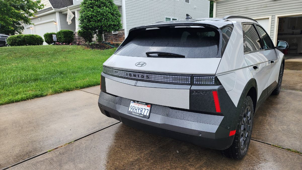 2025 Hyundai Ioniq 5's rear exterior view