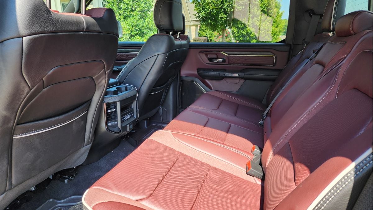 2025 Ram 1500 second row seat and legroom