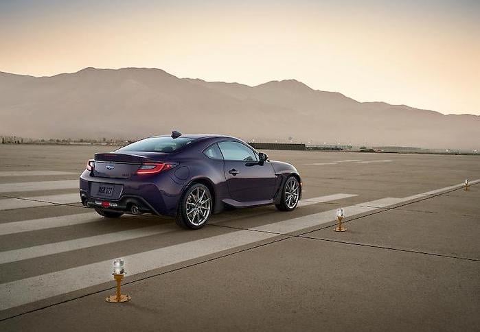 2025 Subaru BRZ Series.Purple on the track