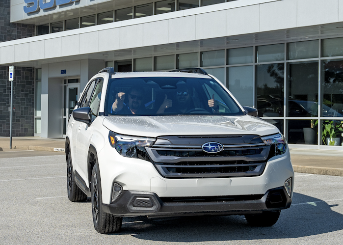 The new 2025 Subaru Forester arrives at the dealer