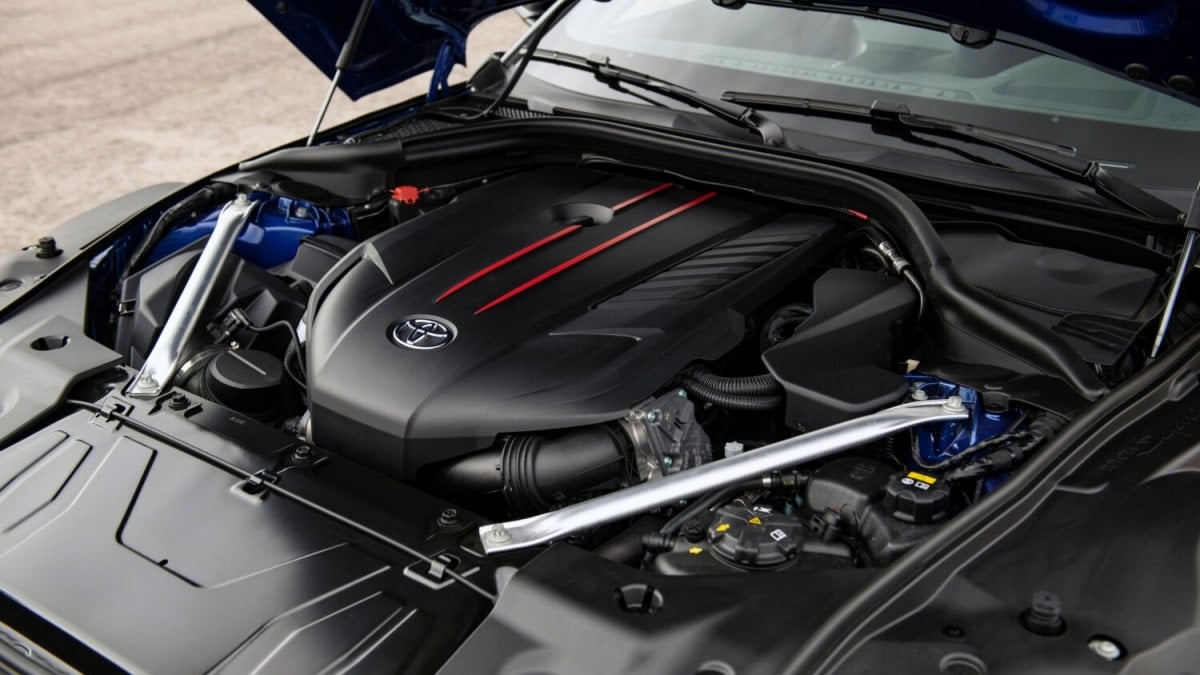 BMW B58 engine in the Toyota GR Supra