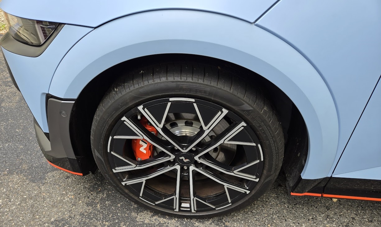 Image of 2025 Hyundai Ioniq 5 N tire by John Goreham