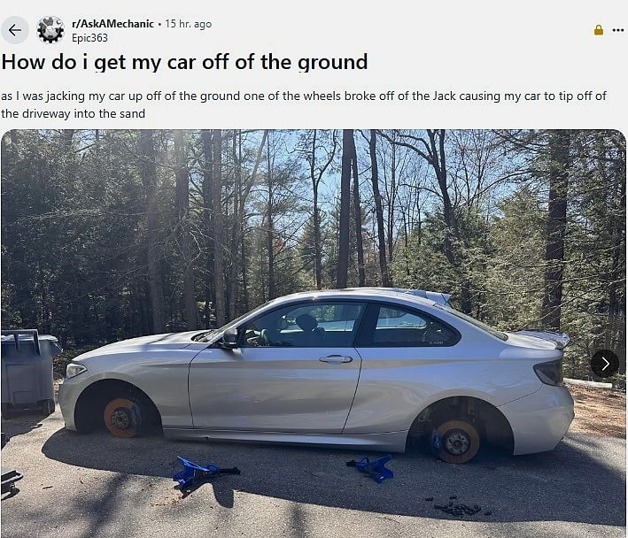 Mistakes Lifting a Car Turned Disastrous