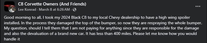 C8 Corvette Screenshot