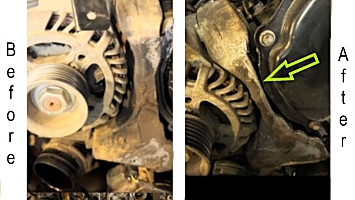 Before and After Images of Ford Owners Complaint