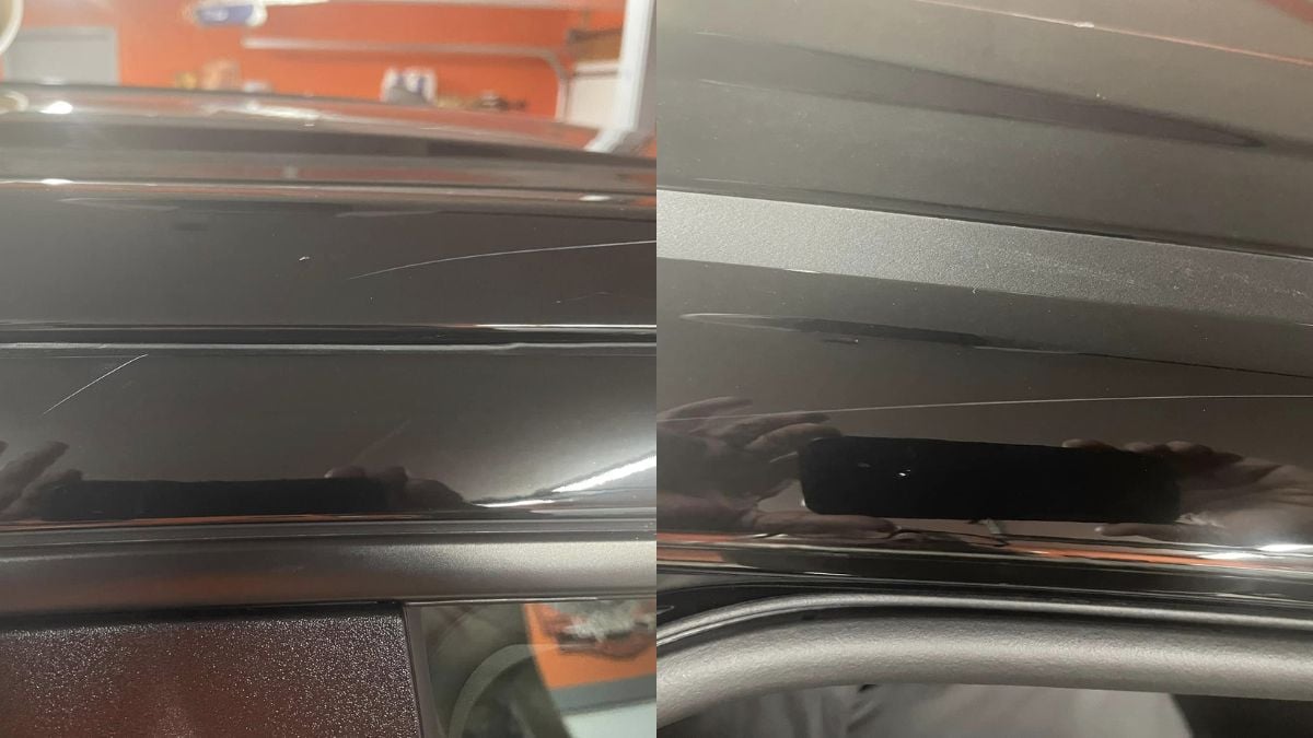 Deep scratches on a 2024 Chevy Silverado 1500