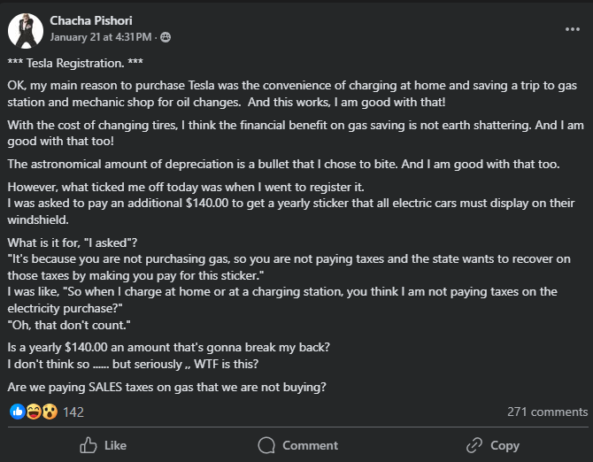 A facebook screenshot