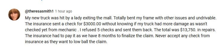 Never Accept the First Check Any Insurance Company Hands You During a Claim