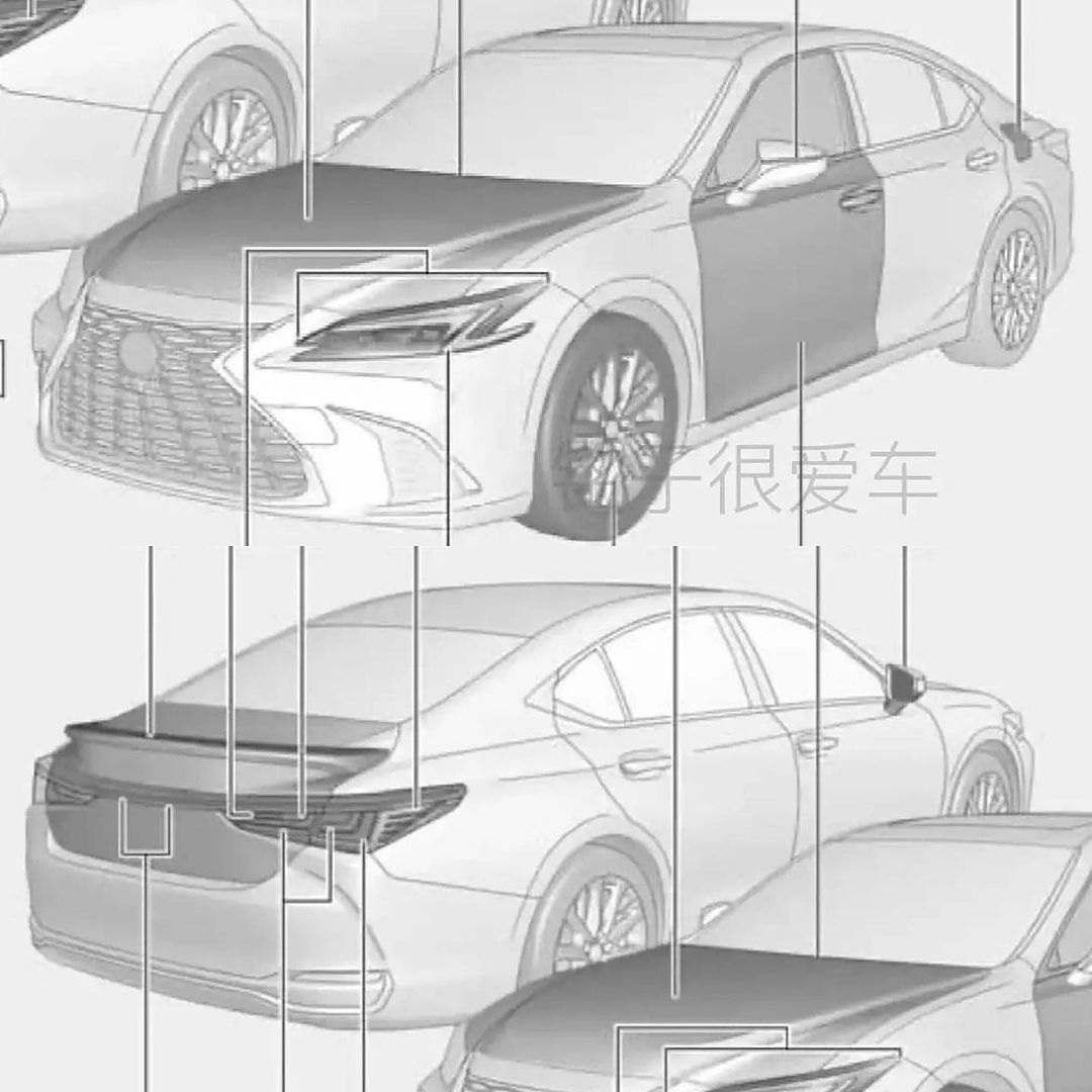 The 2026 Lexus ES leaked. The EV variant will look different