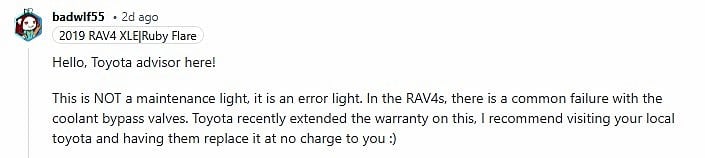 It's An Engine Coolant Warning Message