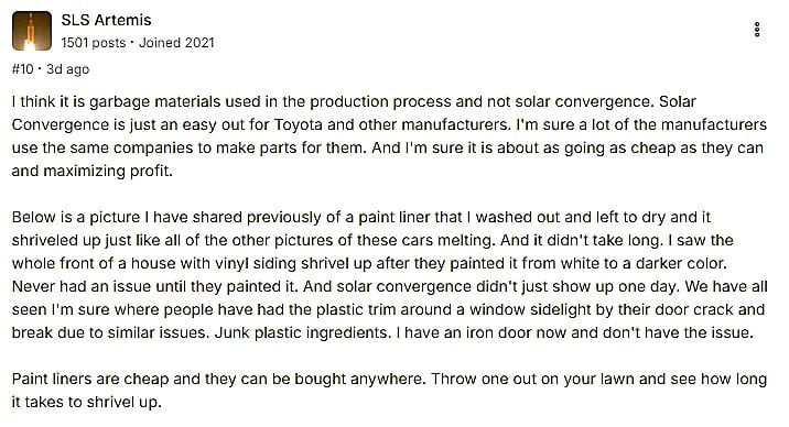 Argument Made That Toyota is Using Cheap Plastic on Its Rav4 Model