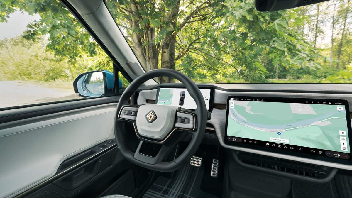Rivian R1t interior
