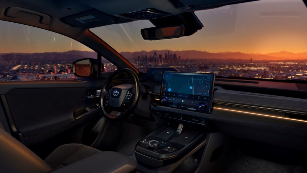 2026 Toyota C-HR interior looks identical to the bZ4X