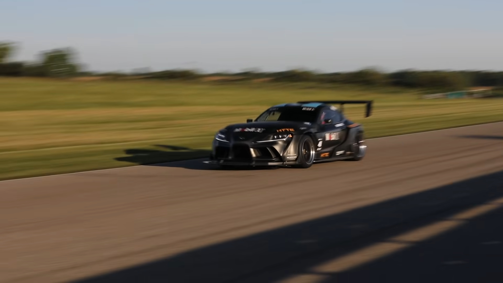 Ryan Tuerck's Toyota Formula Supra revving to 11,000 RPM around the racerack