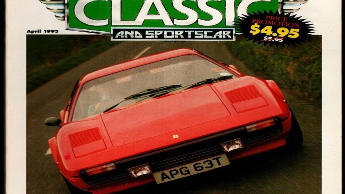 Ferrari 308 GTB On a Magazine Cover