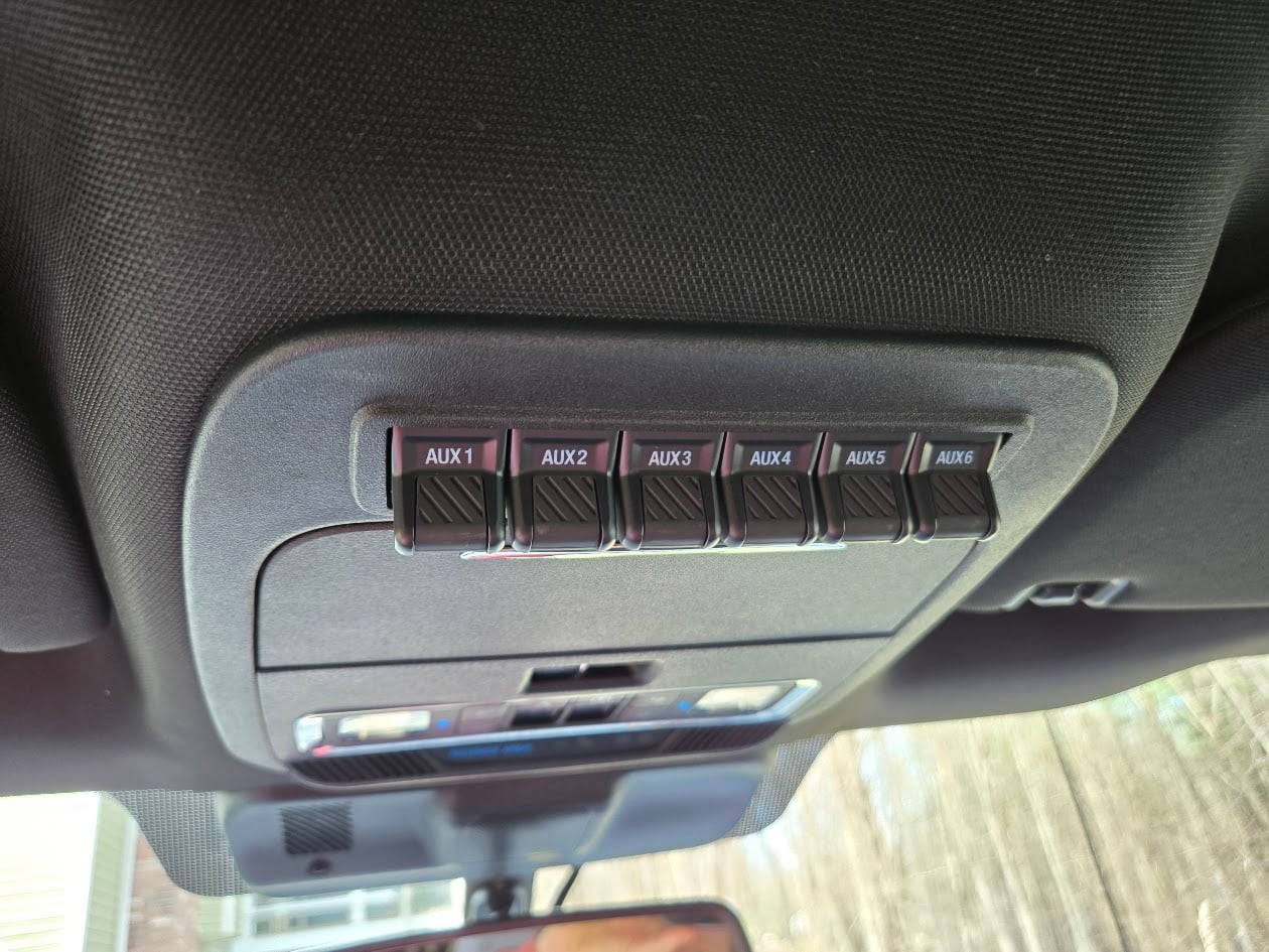 2024 Ford F-150 Tremor aux switches image by John Goreham