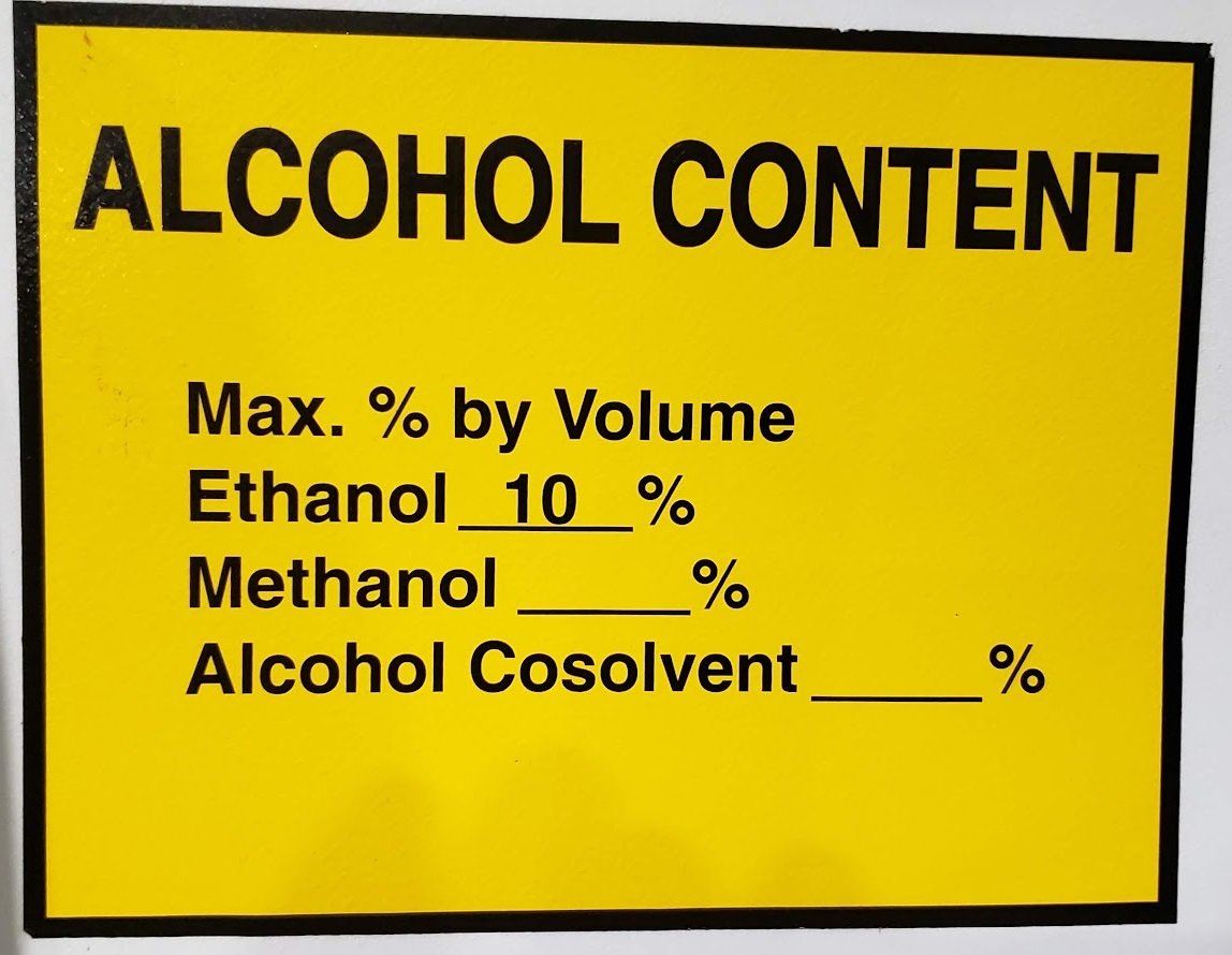 Ethanol label image by John Goreham