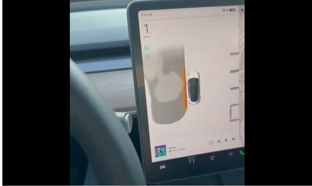 Tesla high fidelity park assist 2