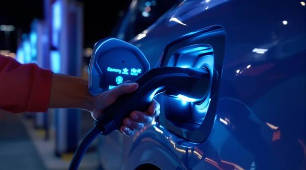 A person holding a gas pump</p>
<p>AI-generated content may be incorrect.