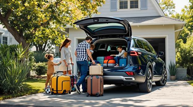 A family loading luggage into a car</p>
<p>AI-generated content may be incorrect.