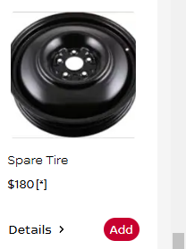 Image of 2025 Nissan Kicks SR AWD spare tire by nissan