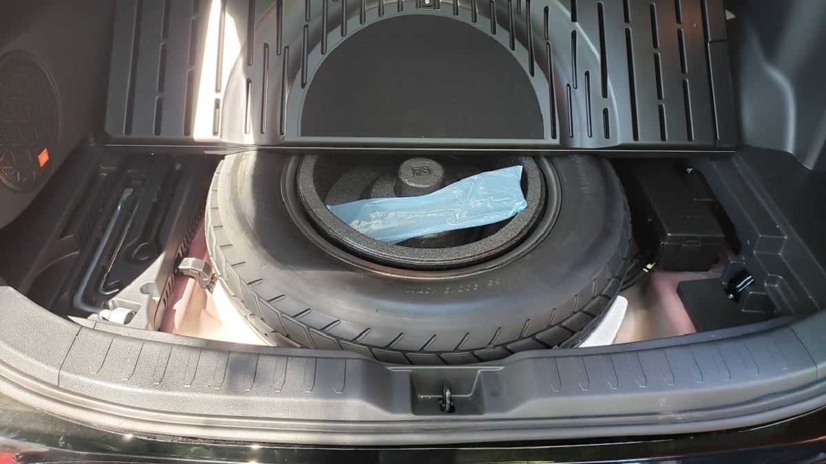 Image of RAV4 Prime spare tire by John Goreham