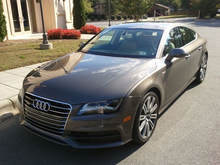 Audi in front of God's House