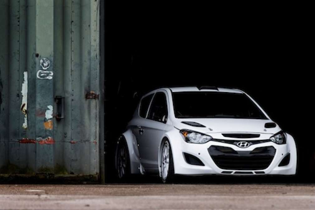 hyundai i20 white modified