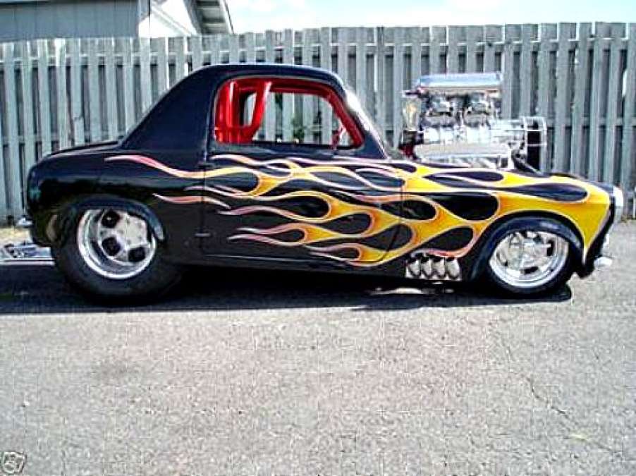 A Hot Rod with flame graphic for sale at HotRod.com.