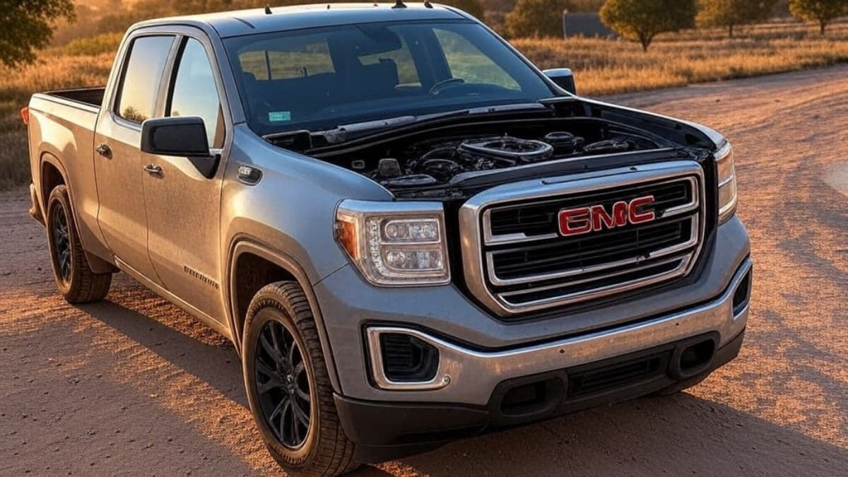 2019 GMC Sierra painted by Grok