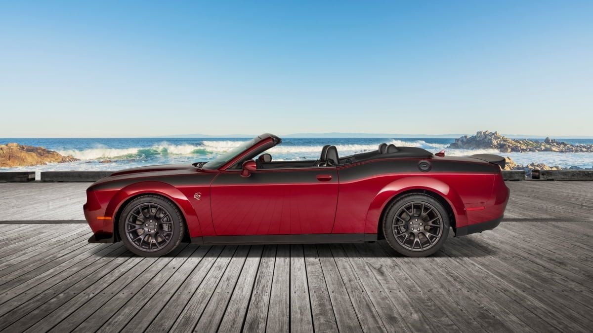 At the end of the Challenger's lifespan, we finally get a convertible version once again