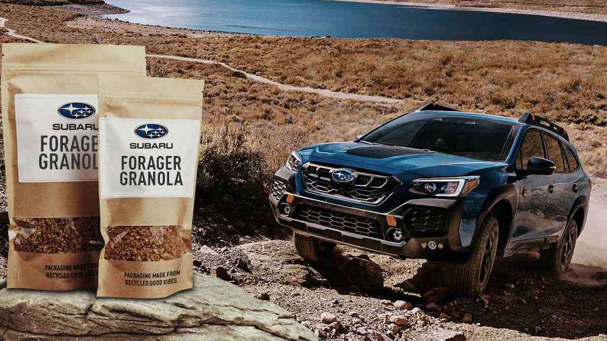 2023 Subaru Outback Wilderness and granola